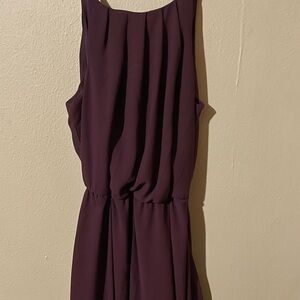Blue Rain Sleeveless Plum Mini Dress